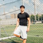 20250517 Portrait du joueur de football Hachim Mastour à Vérone en Italie.