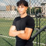 20250517 Portrait du joueur de football Hachim Mastour à Vérone en Italie.